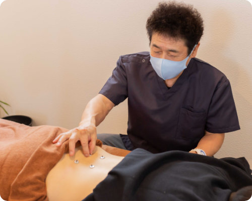 写真：施術の様子